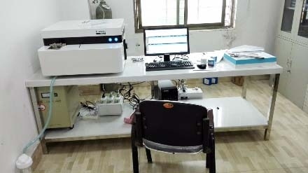 Hongyi Yuantai mechanical components plant bought spectrometer from Wuxi Create 
